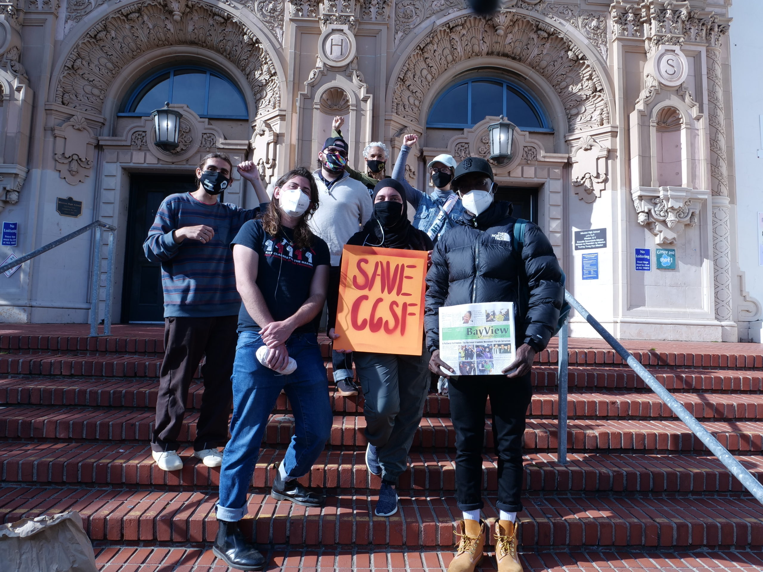 Students Protest to Save City College of San Francisco Classes and